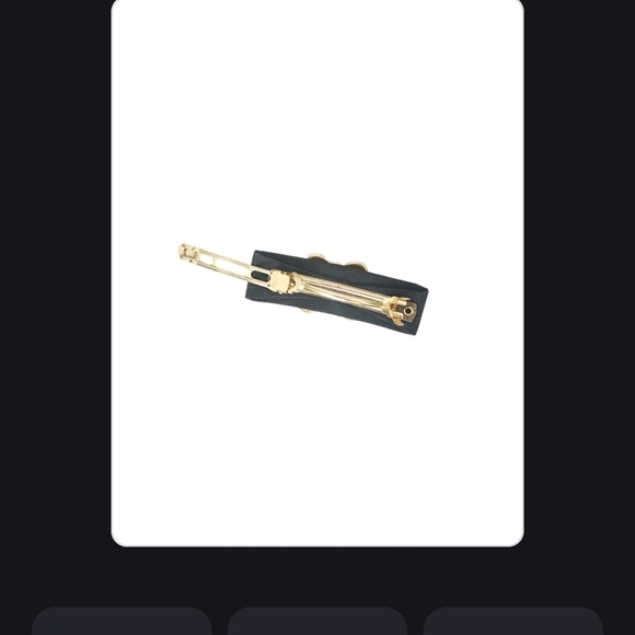 CELINE Gold TRIOMPHE BARRETTE VINTAGE - Picture 5 of 5